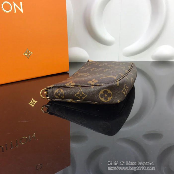 路易威登LV女包 頂級原單 M51980 MINI POCHETTE ACCESSORIES 大號手袋 可手拿可手提 單肩斜挎 萬能手袋  ydh2666